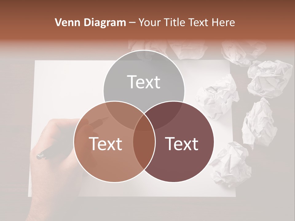 Concepts Writing Business PowerPoint Template