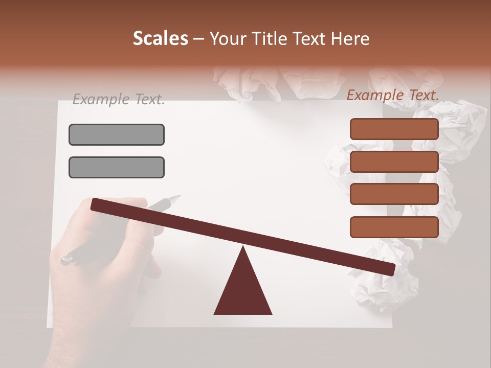 Concepts Writing Business PowerPoint Template