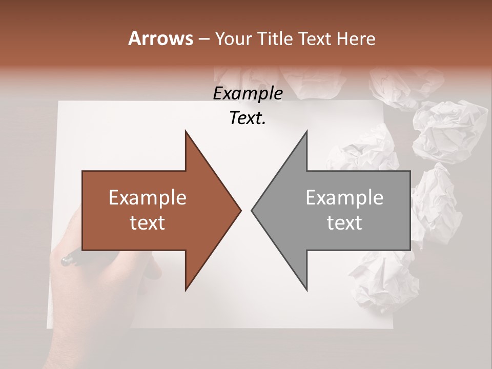Concepts Writing Business PowerPoint Template
