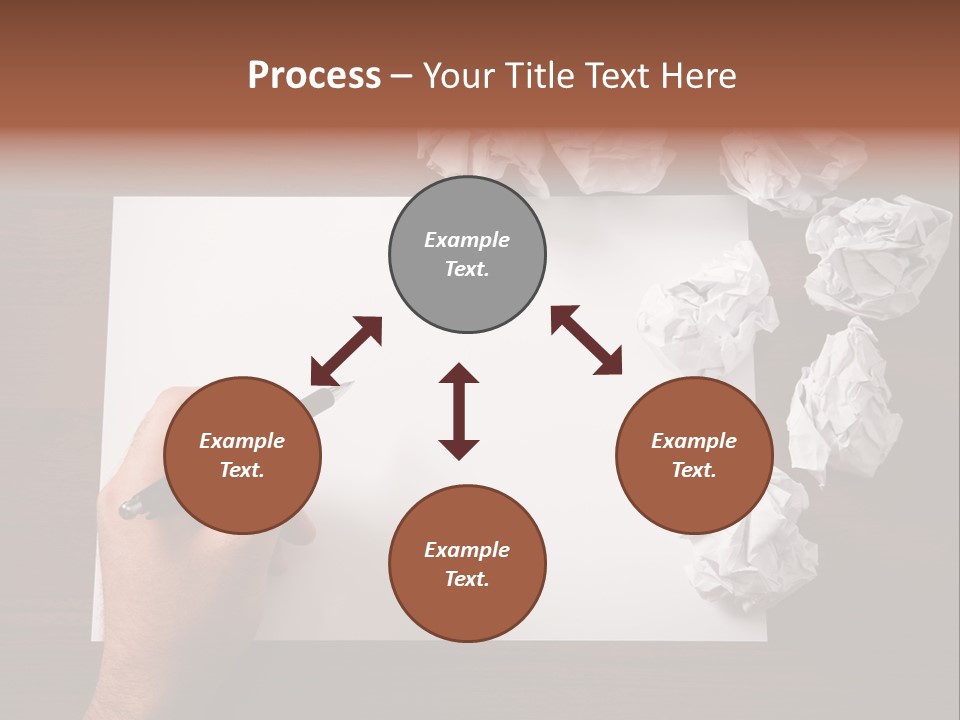 Concepts Writing Business PowerPoint Template