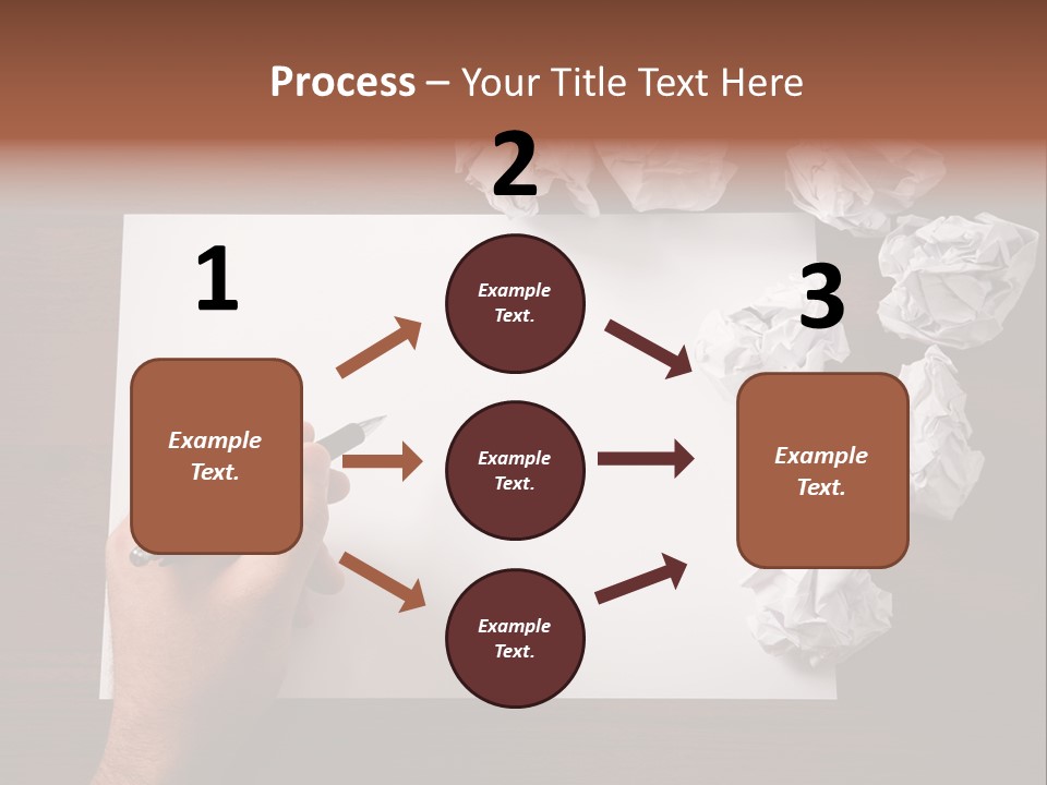 Concepts Writing Business PowerPoint Template
