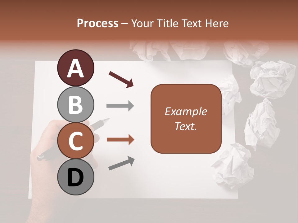 Concepts Writing Business PowerPoint Template