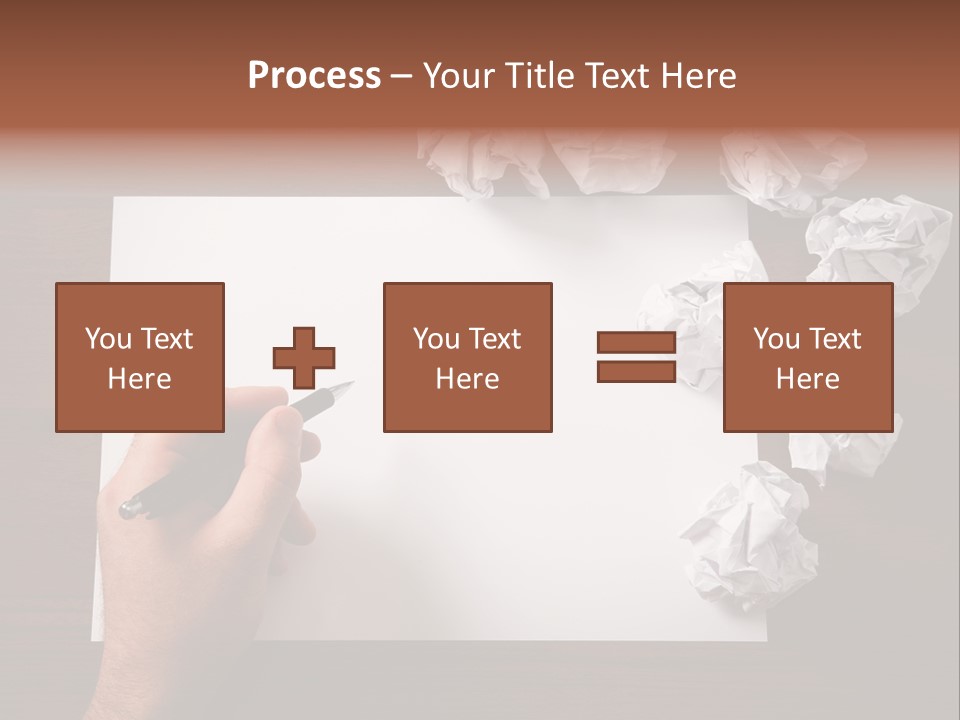 Concepts Writing Business PowerPoint Template