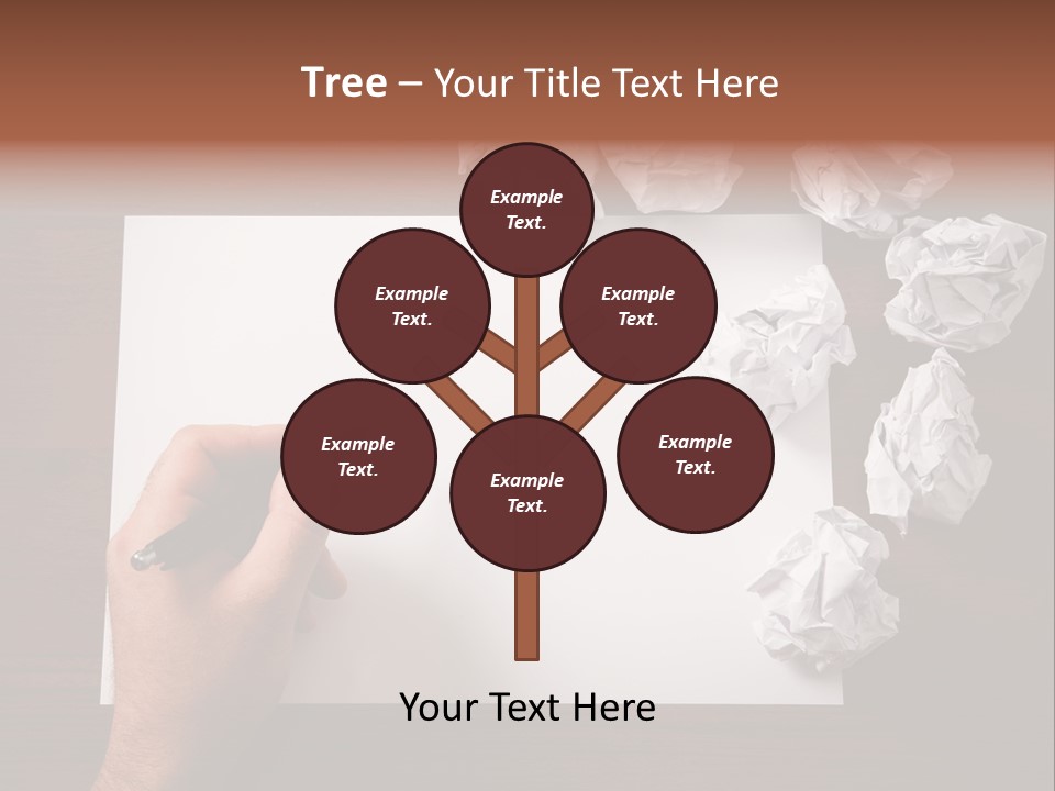 Concepts Writing Business PowerPoint Template