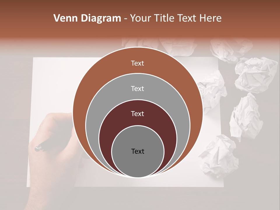 Concepts Writing Business PowerPoint Template