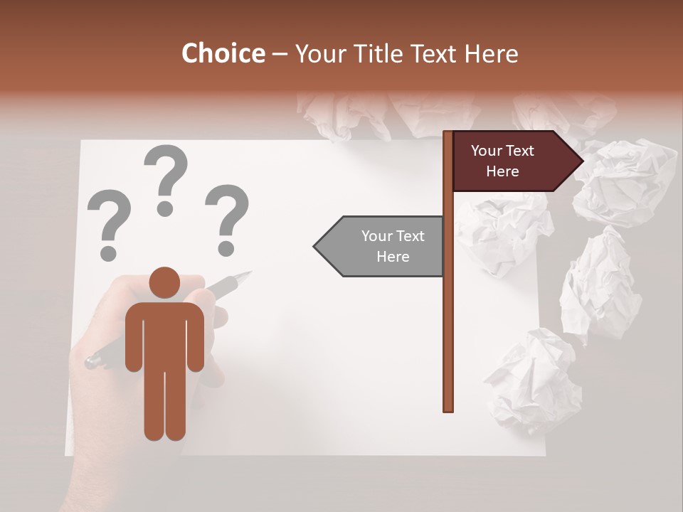 Concepts Writing Business PowerPoint Template
