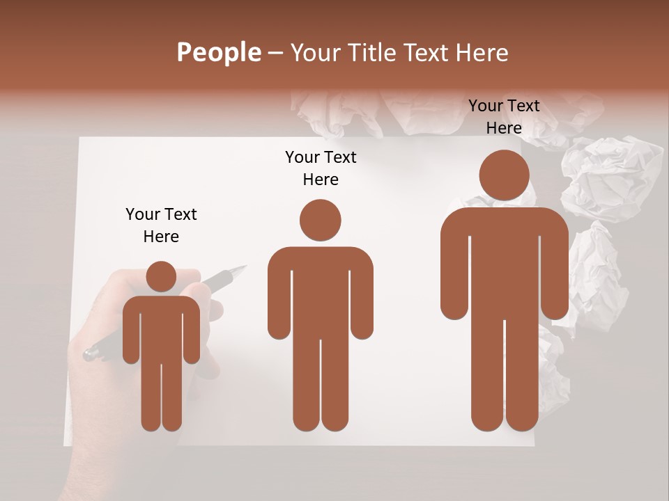Concepts Writing Business PowerPoint Template