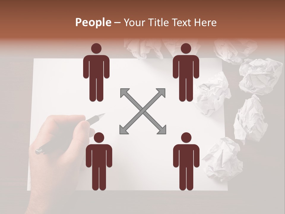 Concepts Writing Business PowerPoint Template