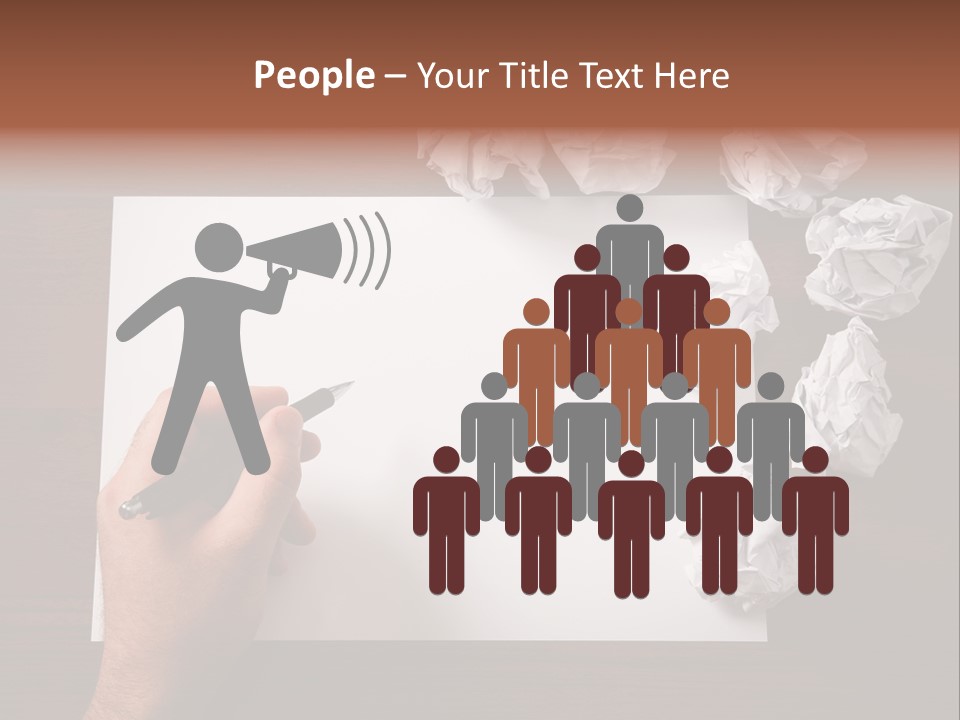 Concepts Writing Business PowerPoint Template