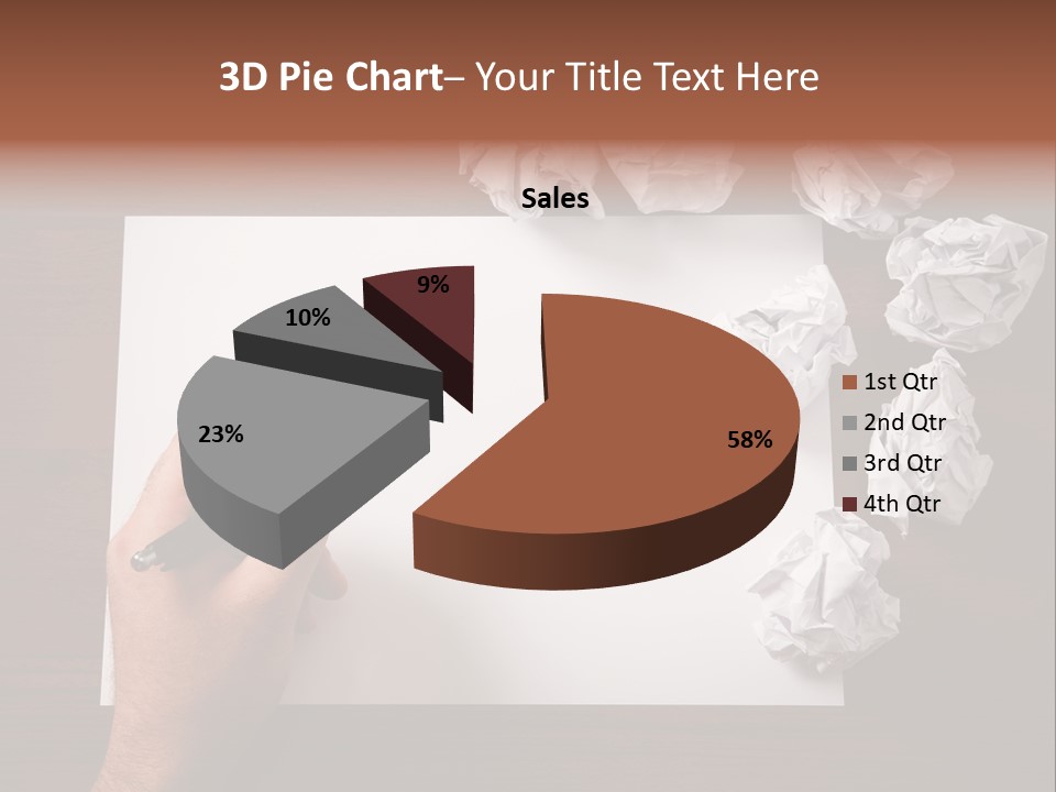 Concepts Writing Business PowerPoint Template