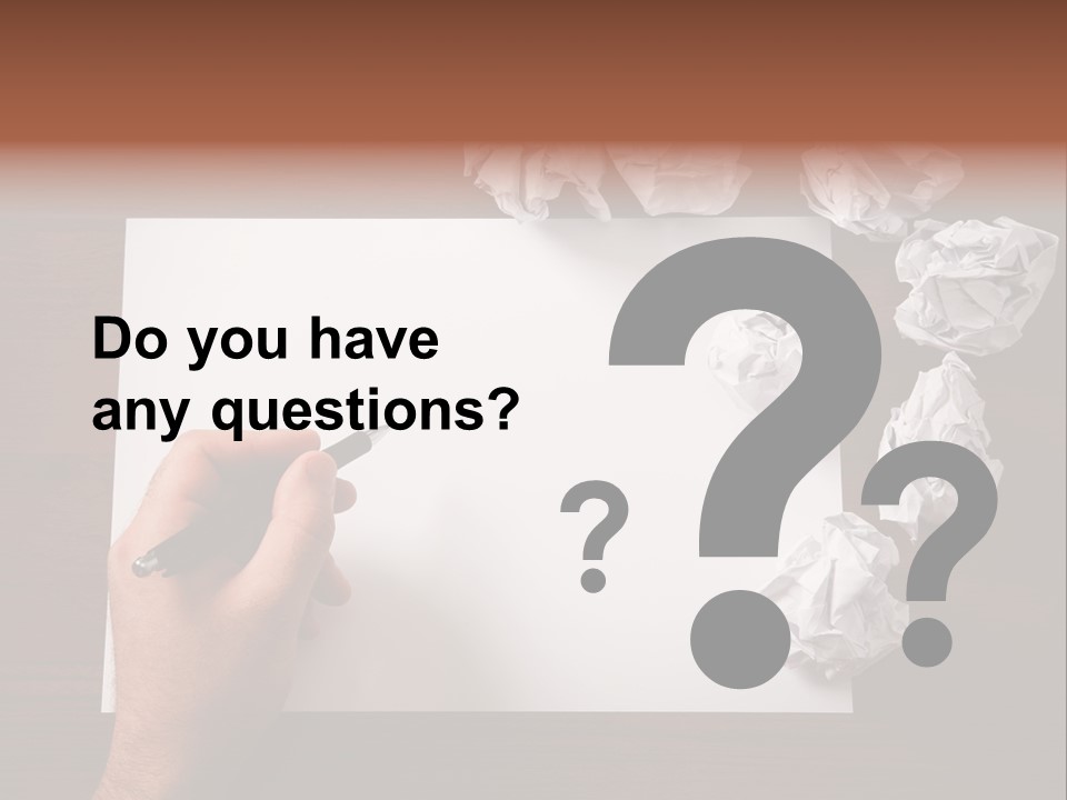 Concepts Writing Business PowerPoint Template