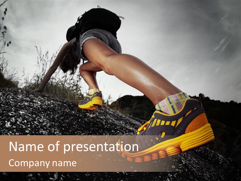 Boot Aim Hiking PowerPoint Template