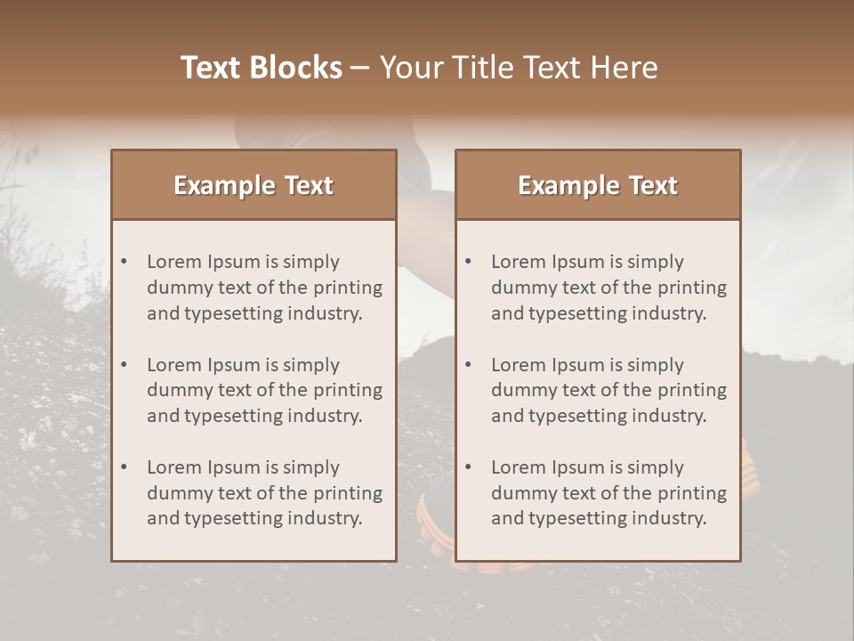 Boot Aim Hiking PowerPoint Template