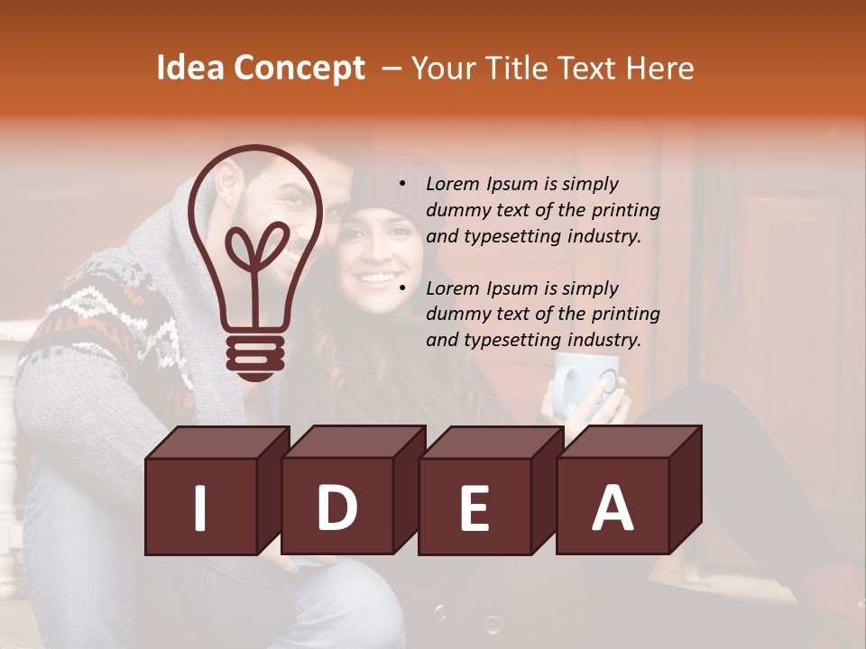 Tea Married Love PowerPoint Template