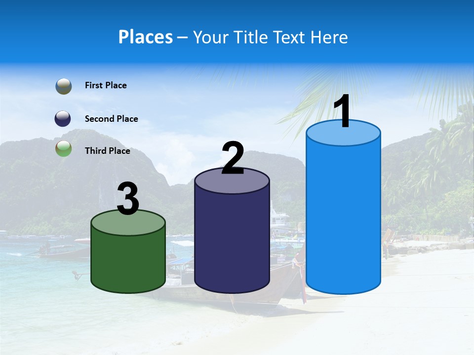 Lagoon Ship Tourism PowerPoint Template