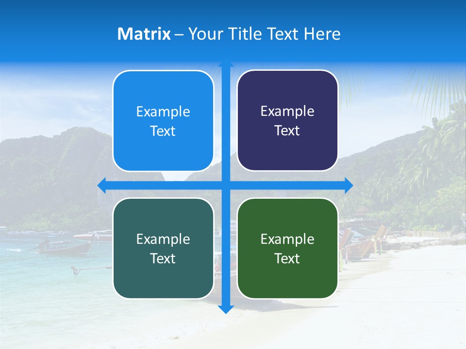 Lagoon Ship Tourism PowerPoint Template