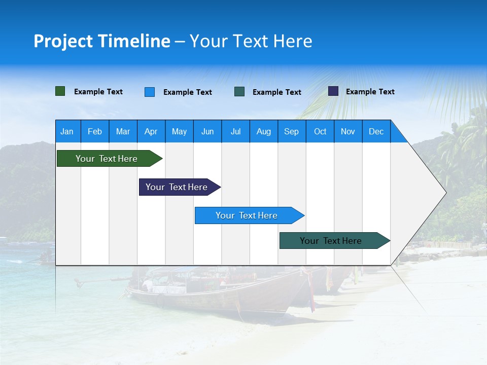 Lagoon Ship Tourism PowerPoint Template