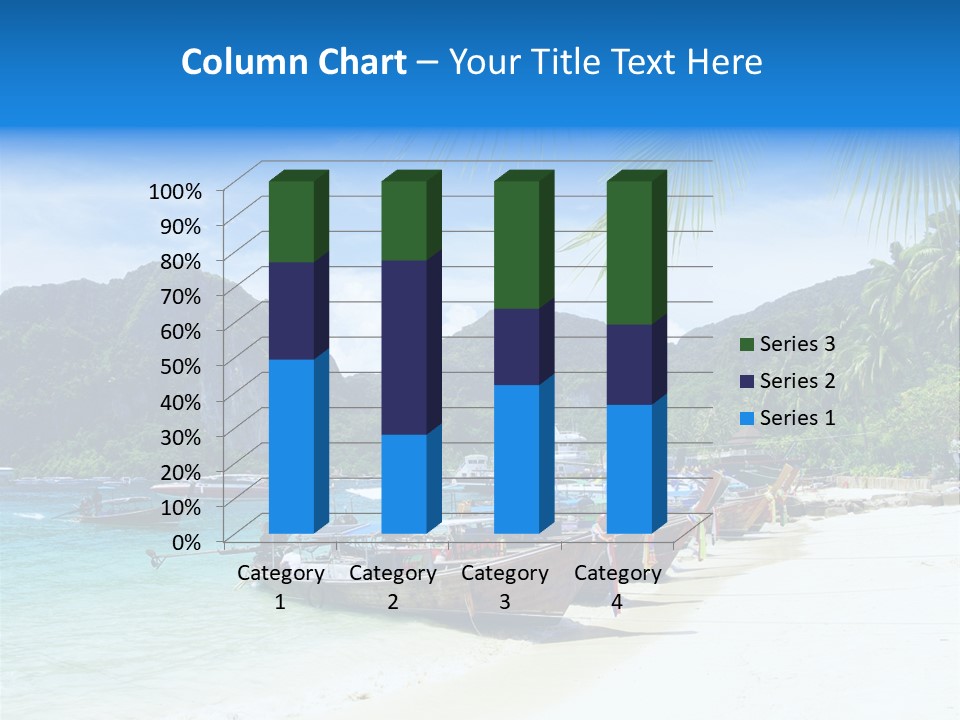 Lagoon Ship Tourism PowerPoint Template