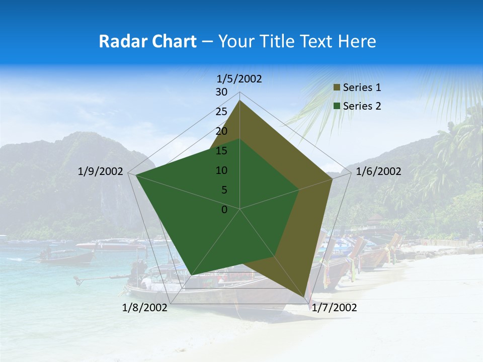 Lagoon Ship Tourism PowerPoint Template