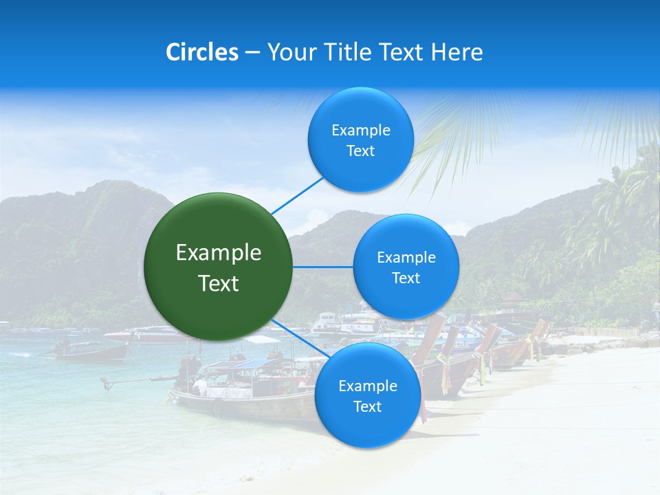 Lagoon Ship Tourism PowerPoint Template