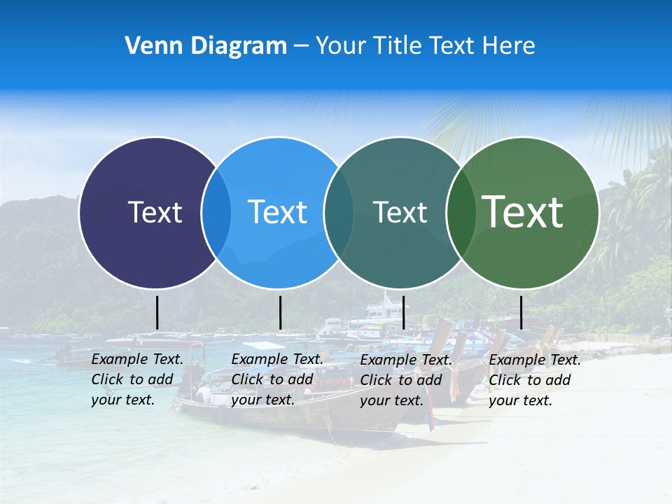 Lagoon Ship Tourism PowerPoint Template