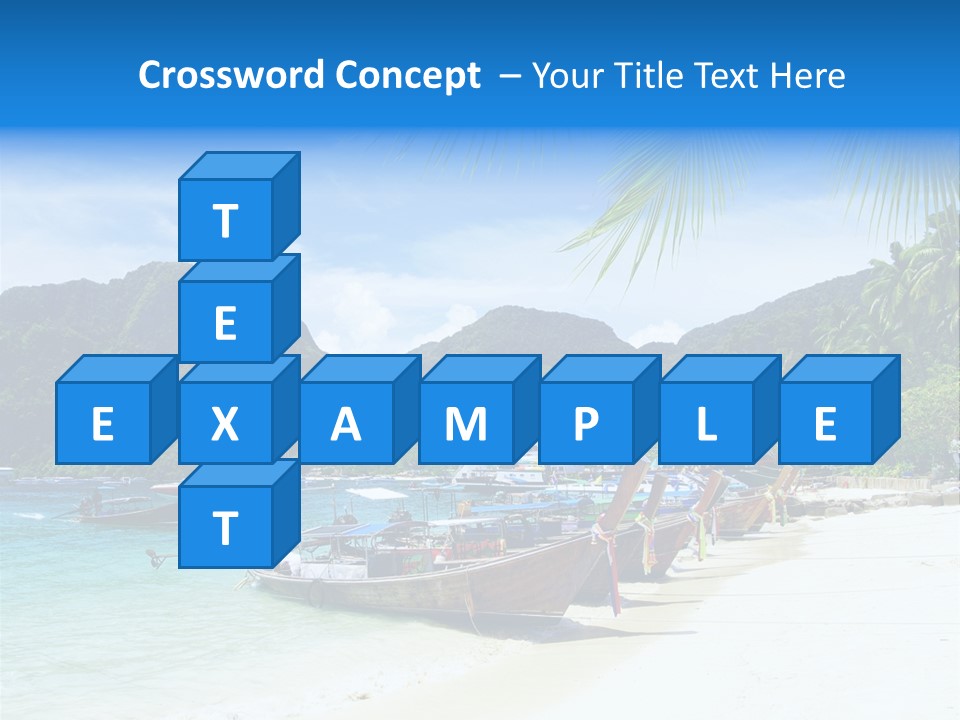 Lagoon Ship Tourism PowerPoint Template