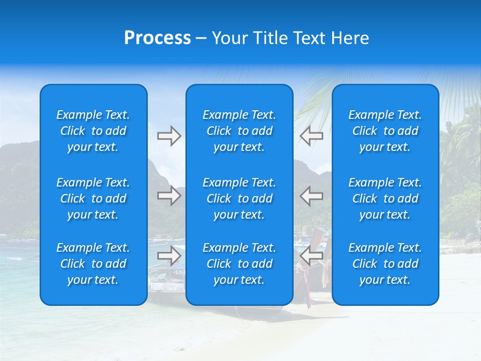 Lagoon Ship Tourism PowerPoint Template