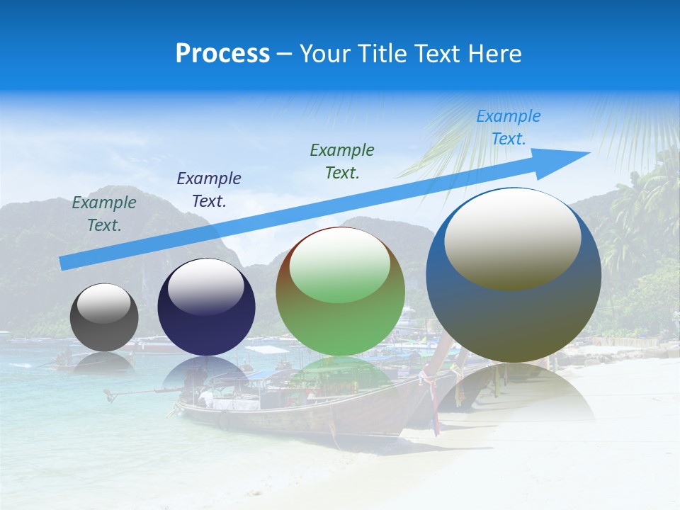 Lagoon Ship Tourism PowerPoint Template