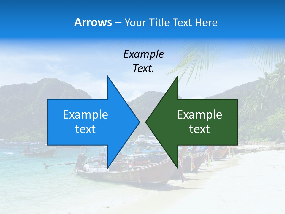 Lagoon Ship Tourism PowerPoint Template