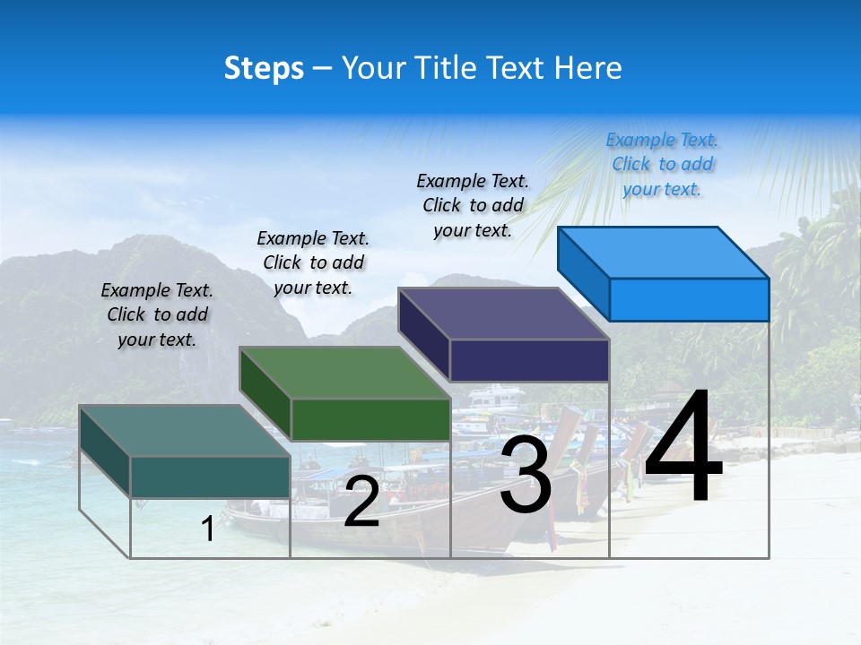 Lagoon Ship Tourism PowerPoint Template