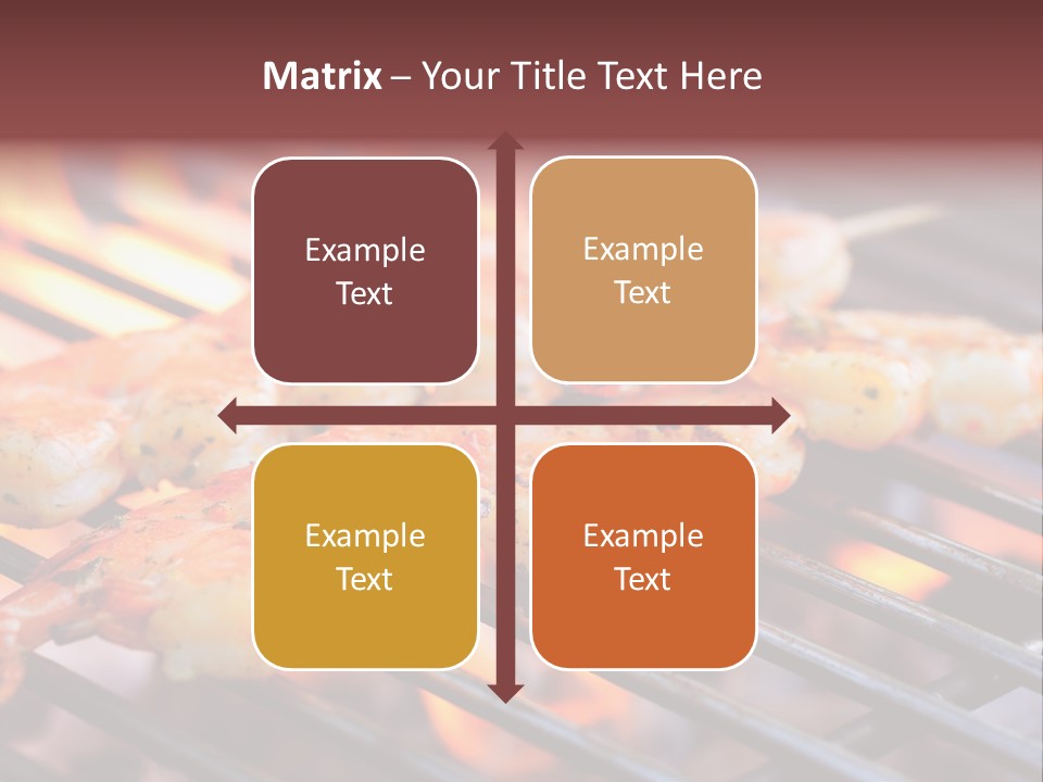 Party Copy Space Red PowerPoint Template