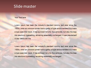 Party Copy Space Red PowerPoint Template