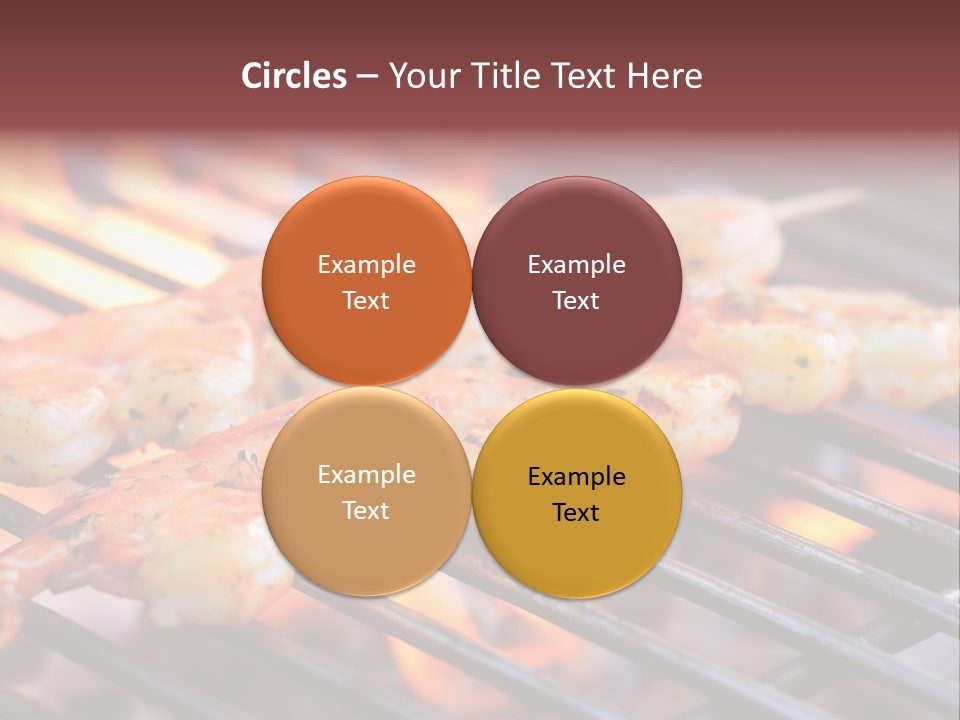 Party Copy Space Red PowerPoint Template