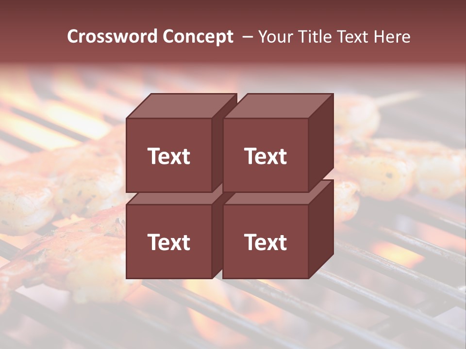 Party Copy Space Red PowerPoint Template