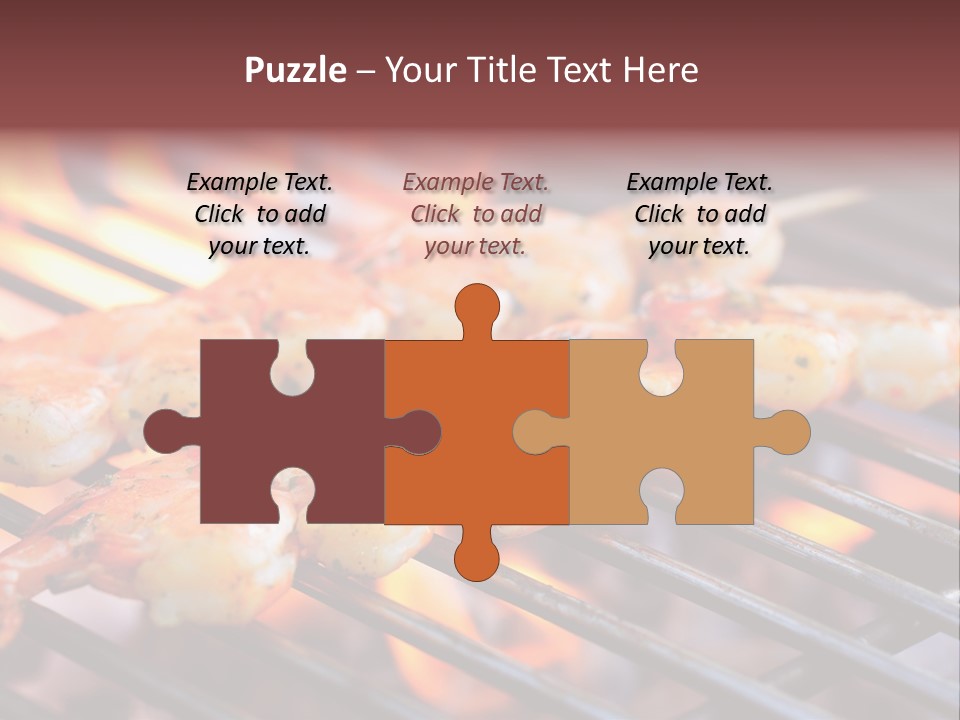 Party Copy Space Red PowerPoint Template