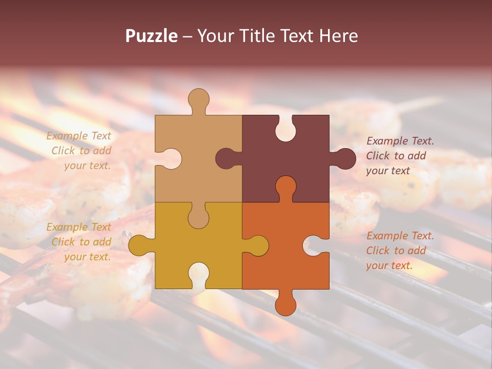 Party Copy Space Red PowerPoint Template