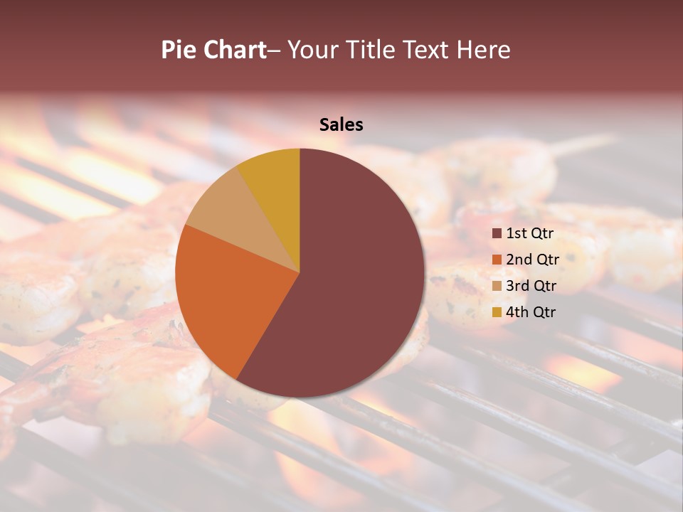 Party Copy Space Red PowerPoint Template