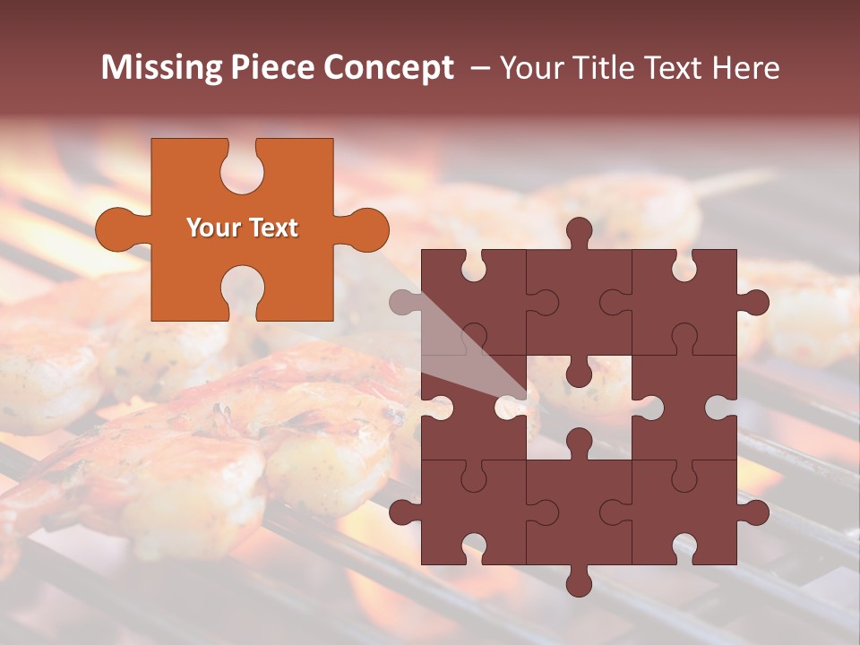 Party Copy Space Red PowerPoint Template