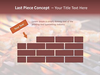 Party Copy Space Red PowerPoint Template