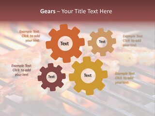 Party Copy Space Red PowerPoint Template