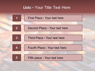 Party Copy Space Red PowerPoint Template
