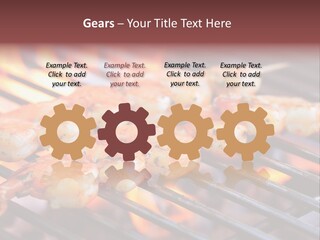 Party Copy Space Red PowerPoint Template