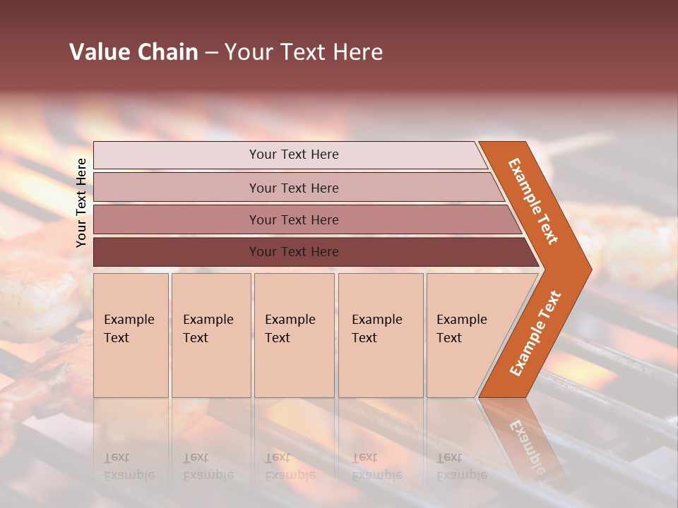 Party Copy Space Red PowerPoint Template