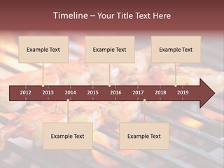 Party Copy Space Red PowerPoint Template