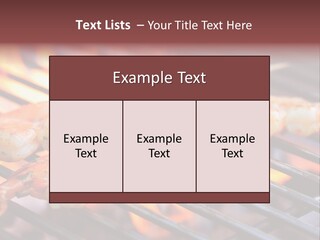 Party Copy Space Red PowerPoint Template