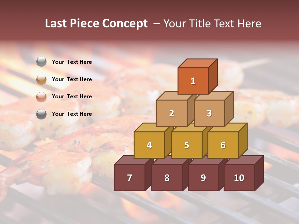 Party Copy Space Red PowerPoint Template