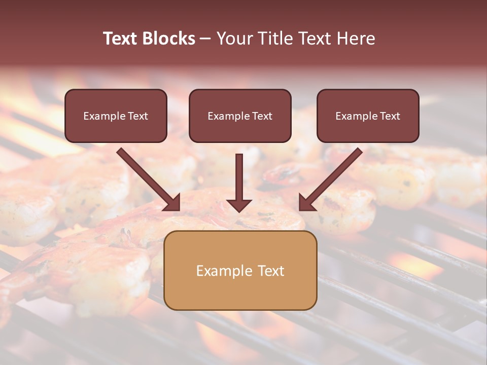 Party Copy Space Red PowerPoint Template