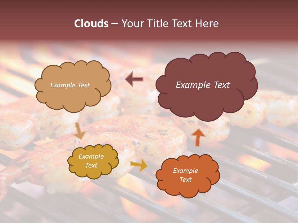 Party Copy Space Red PowerPoint Template