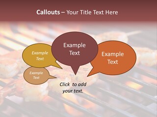 Party Copy Space Red PowerPoint Template