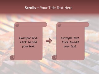Party Copy Space Red PowerPoint Template